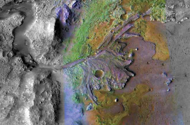 Mars’s Jezero crater 