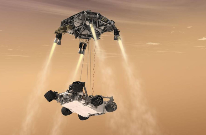 NASA mars skycrane