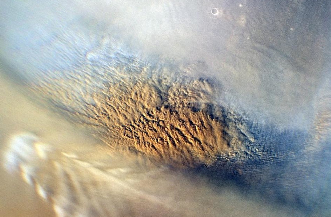 Martian dust storm