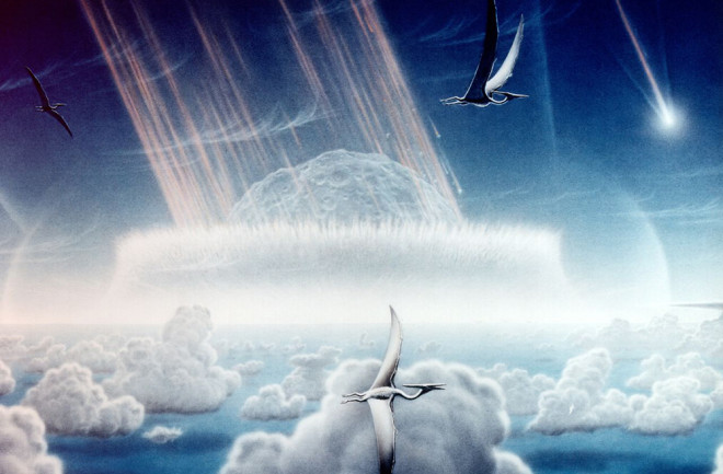 Artist Impression of Chicxulub Impact