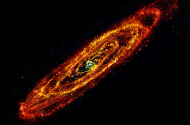 andromeda galaxy infrared