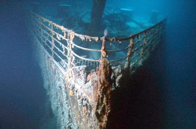 The Titanic ruins