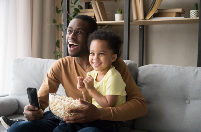 Laughter Watching TV - Shutterstock