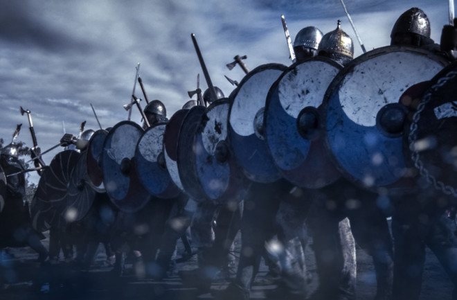 dark ages warriors - shutterstock