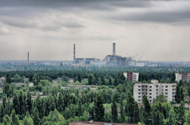 Abandoned Chernobyl station 