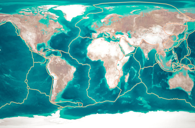 plate tectonics - shutterstock