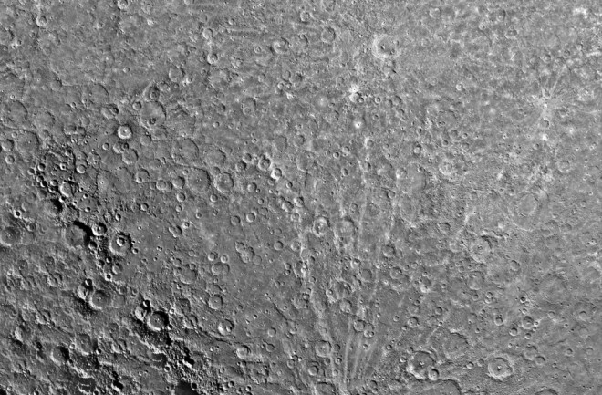 Composite image of moon craters based on multiple lunar photos