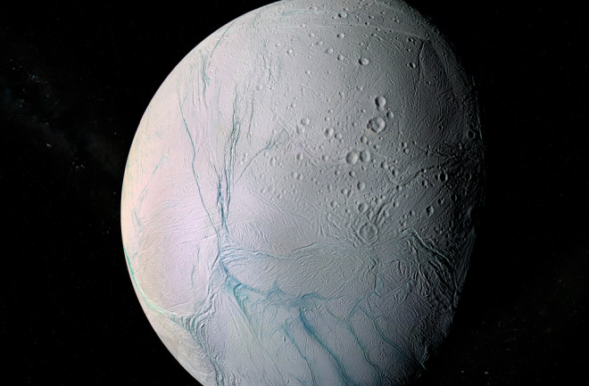 Enceladus tiger stripes