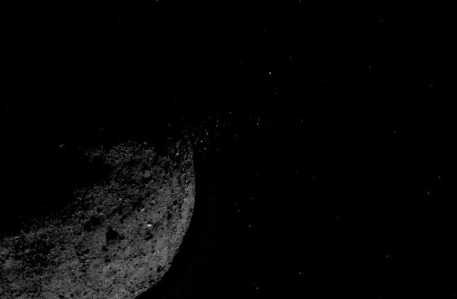 Bennu Particle Plumes